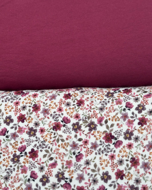 Rib-Jersey Blumentraum