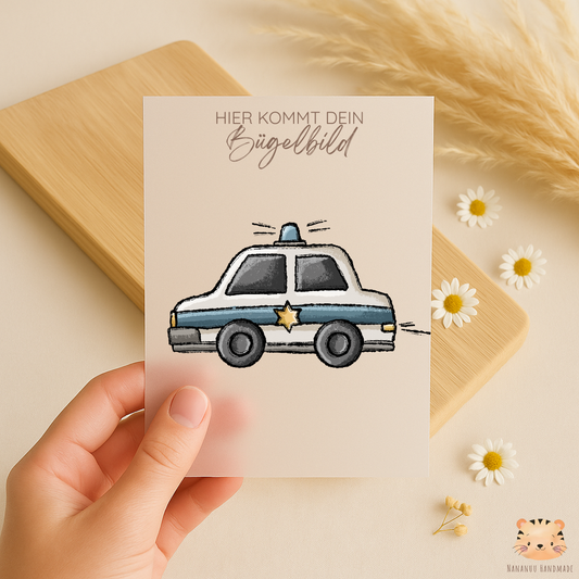 Bügelbild Police Time