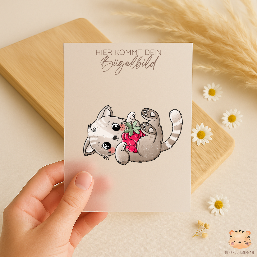 Bügelbild Kätzchen