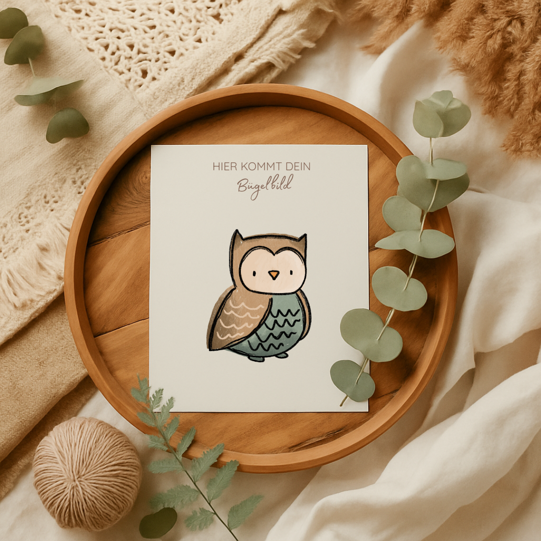 Bügelbild: Waldzeit