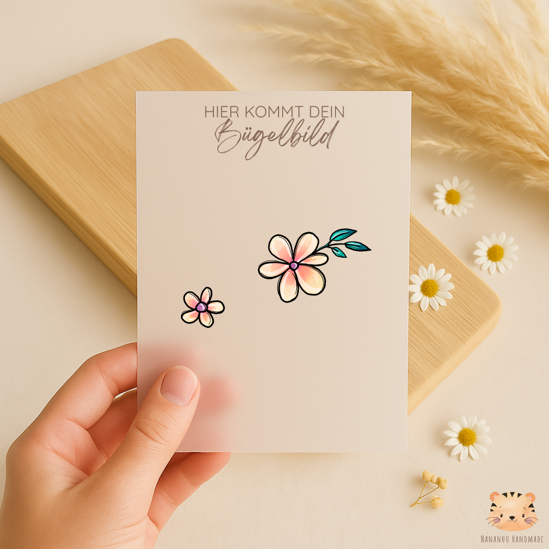 Bügelbild: Spring Colors