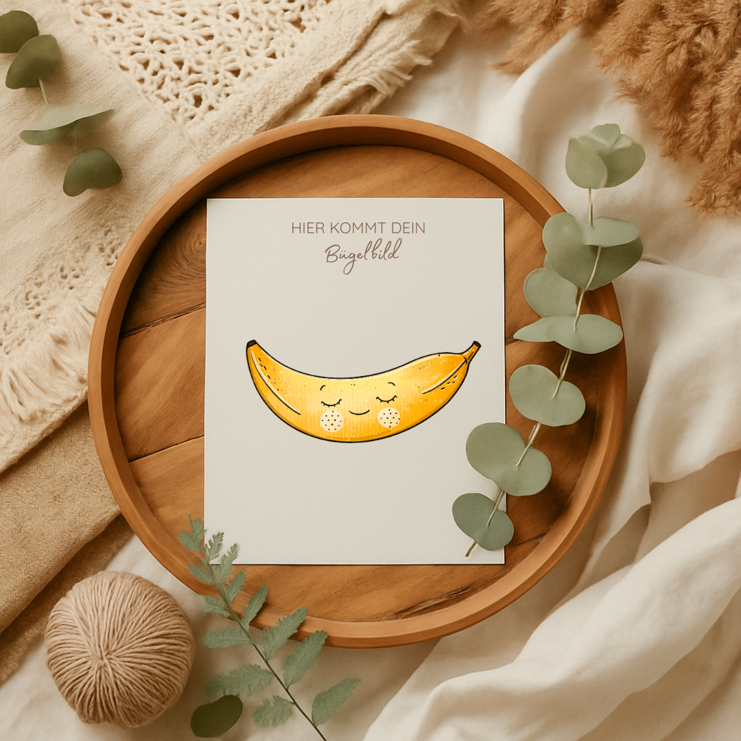 Bügelbild: Banana Love