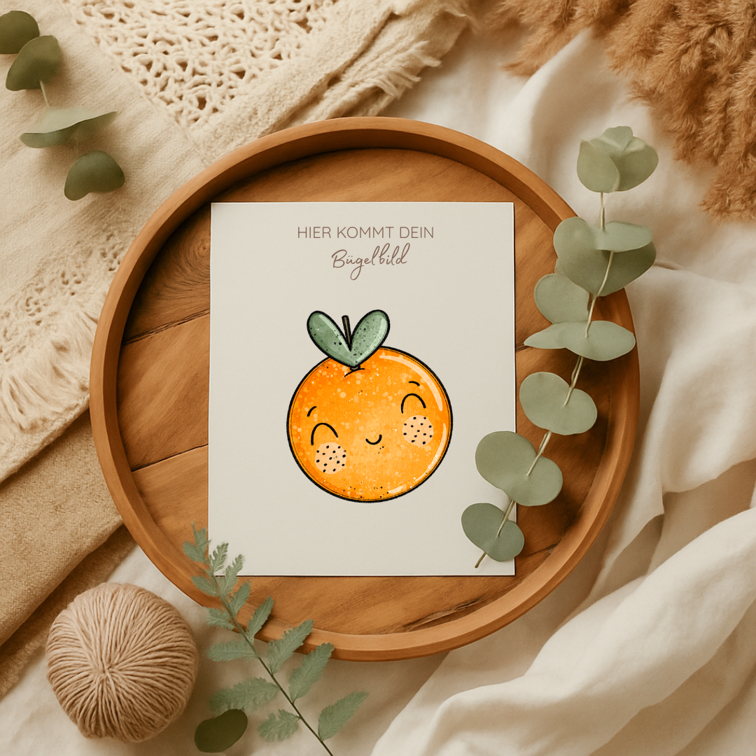 Bügelbild: Orangen