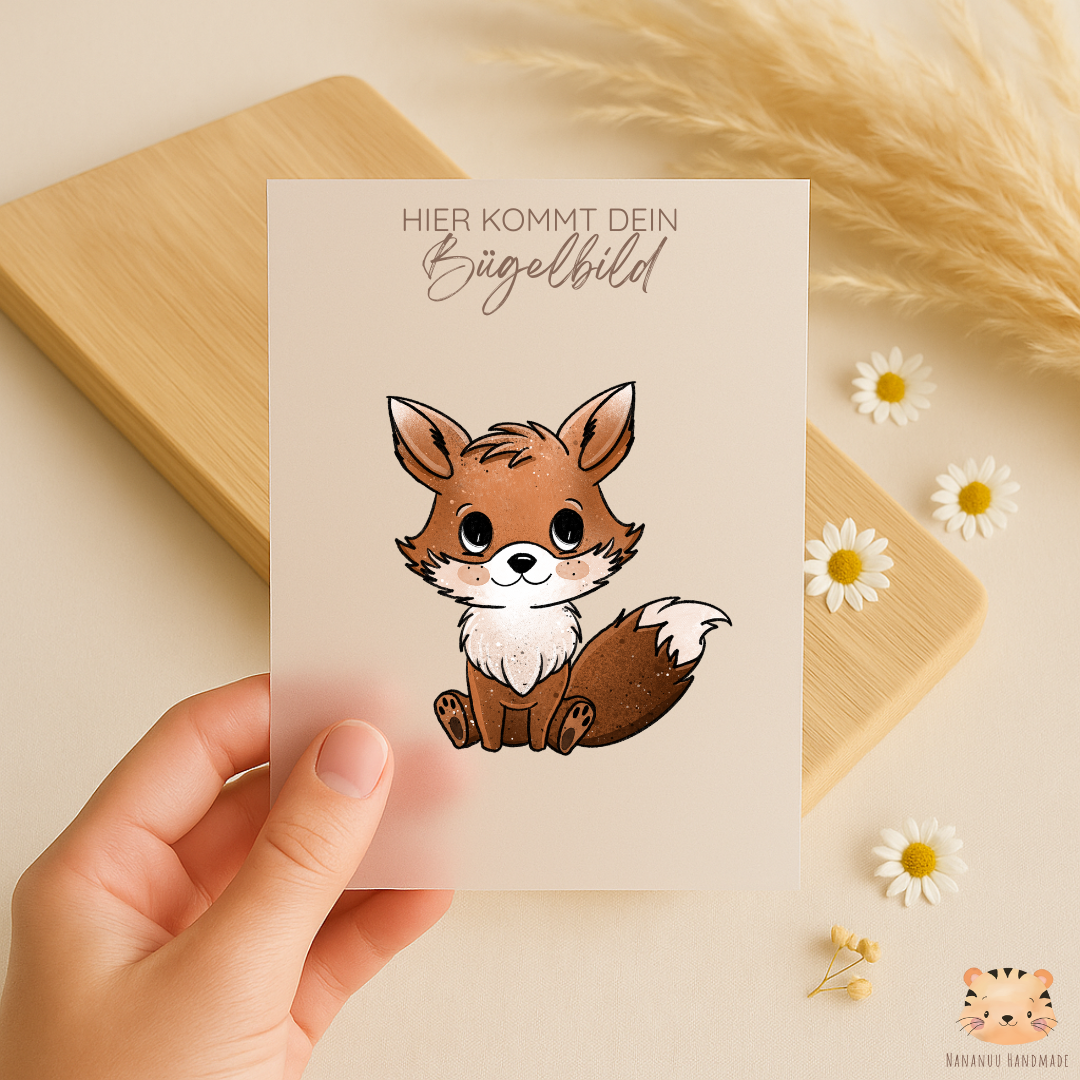 Bügelbild: Fuchsilein