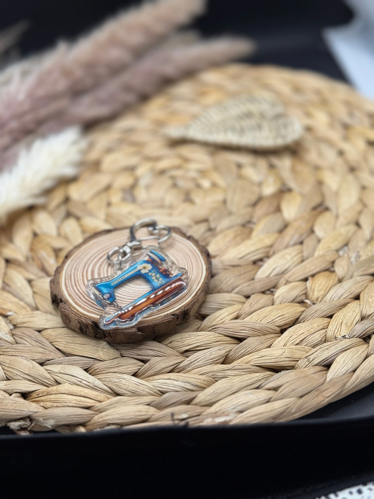 Schlüsselanhänger Nähmaschine 5cm