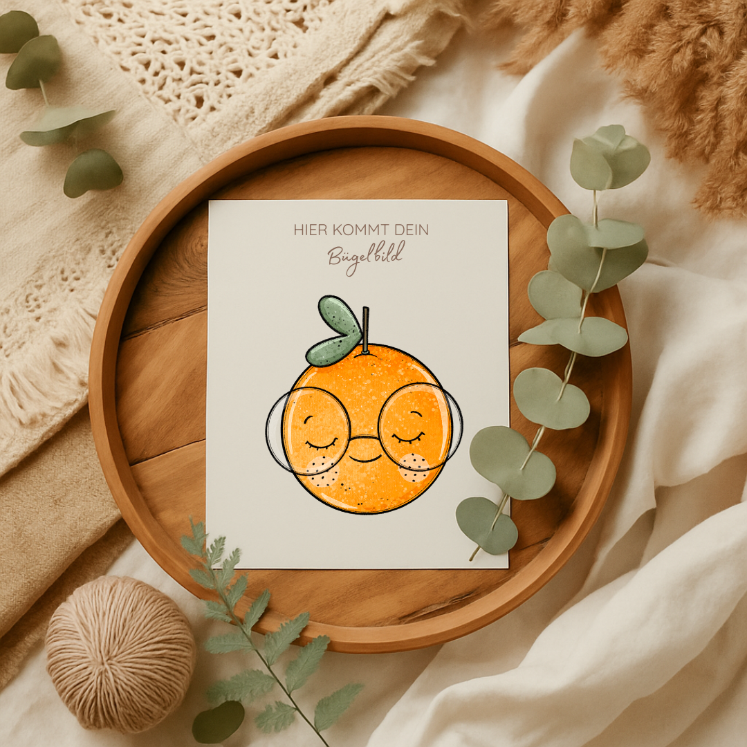 Bügelbild: Orangen