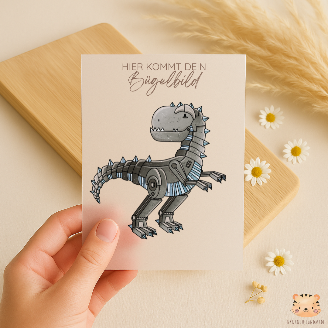 Vorbestellung: Bügelbild Roborex