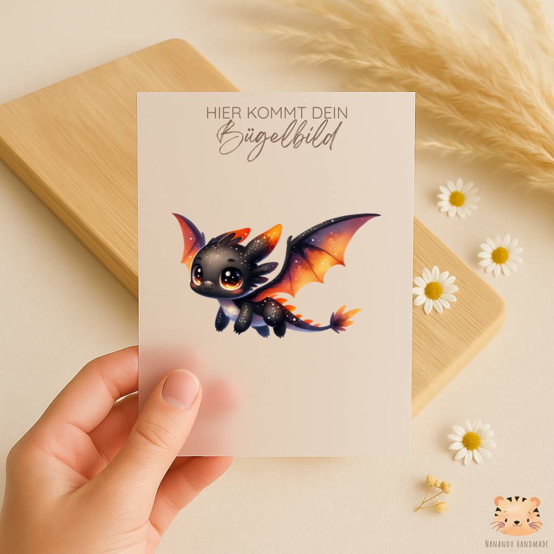 Bügelbild: Mystic Dragons