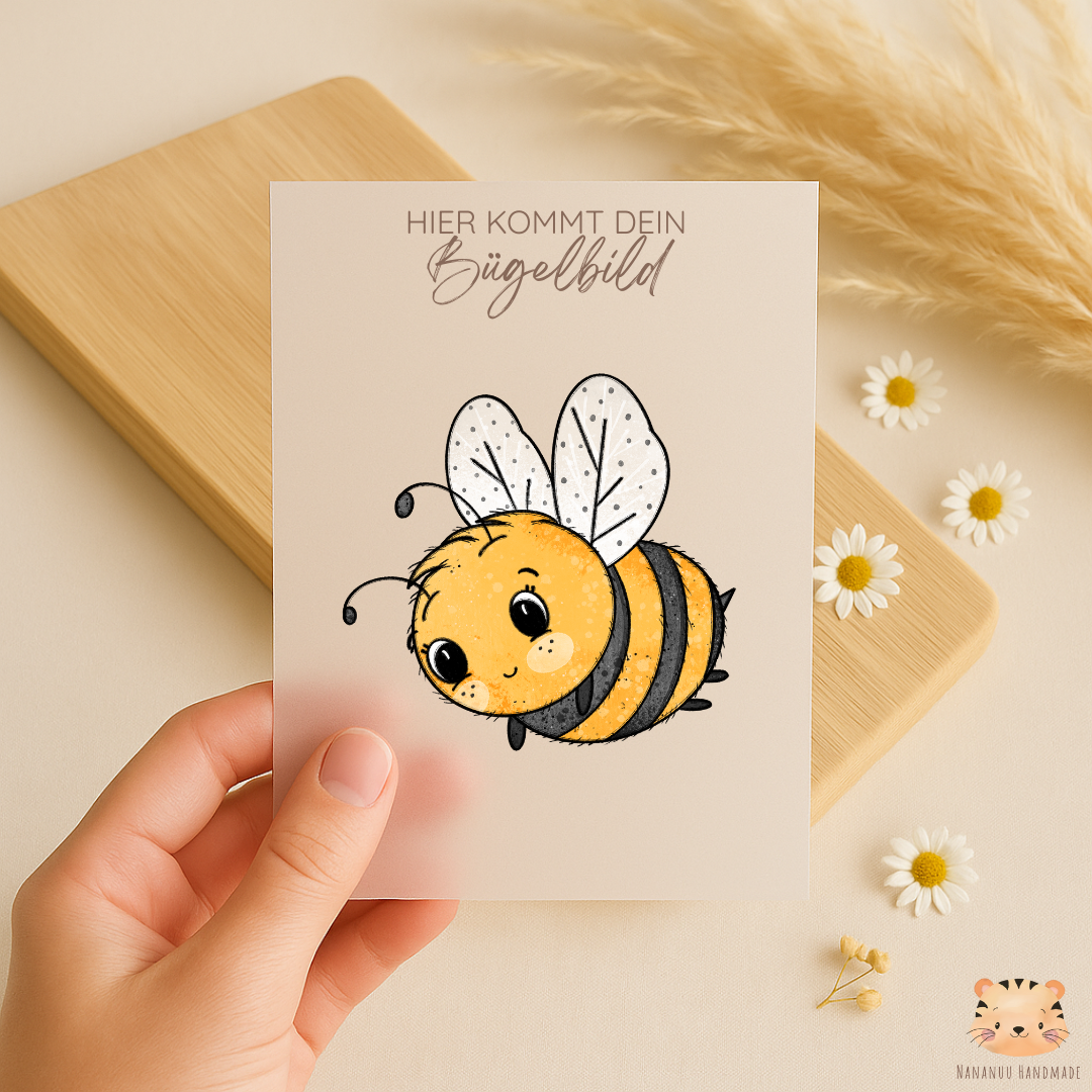 Bügelbild Bienchen