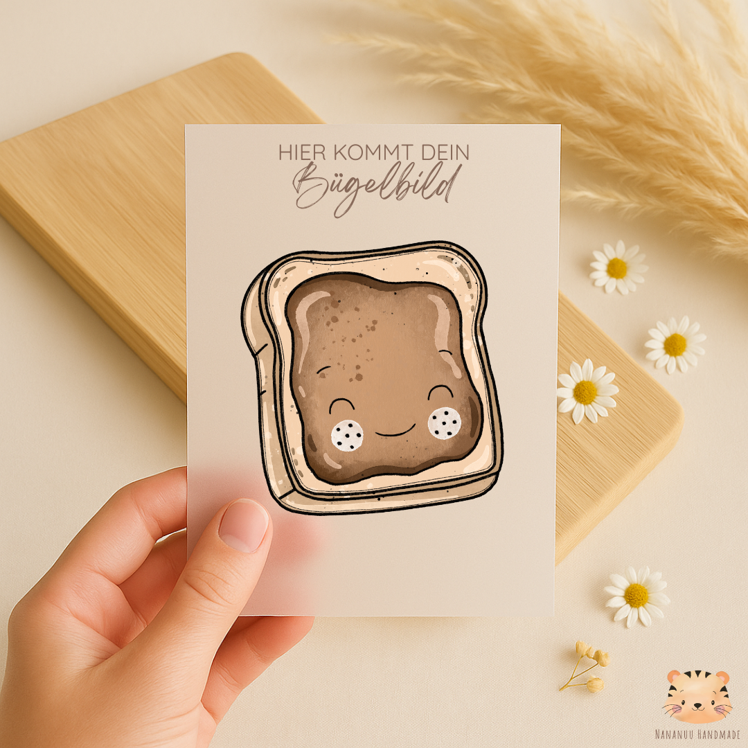 Bügelbild Schokotoast