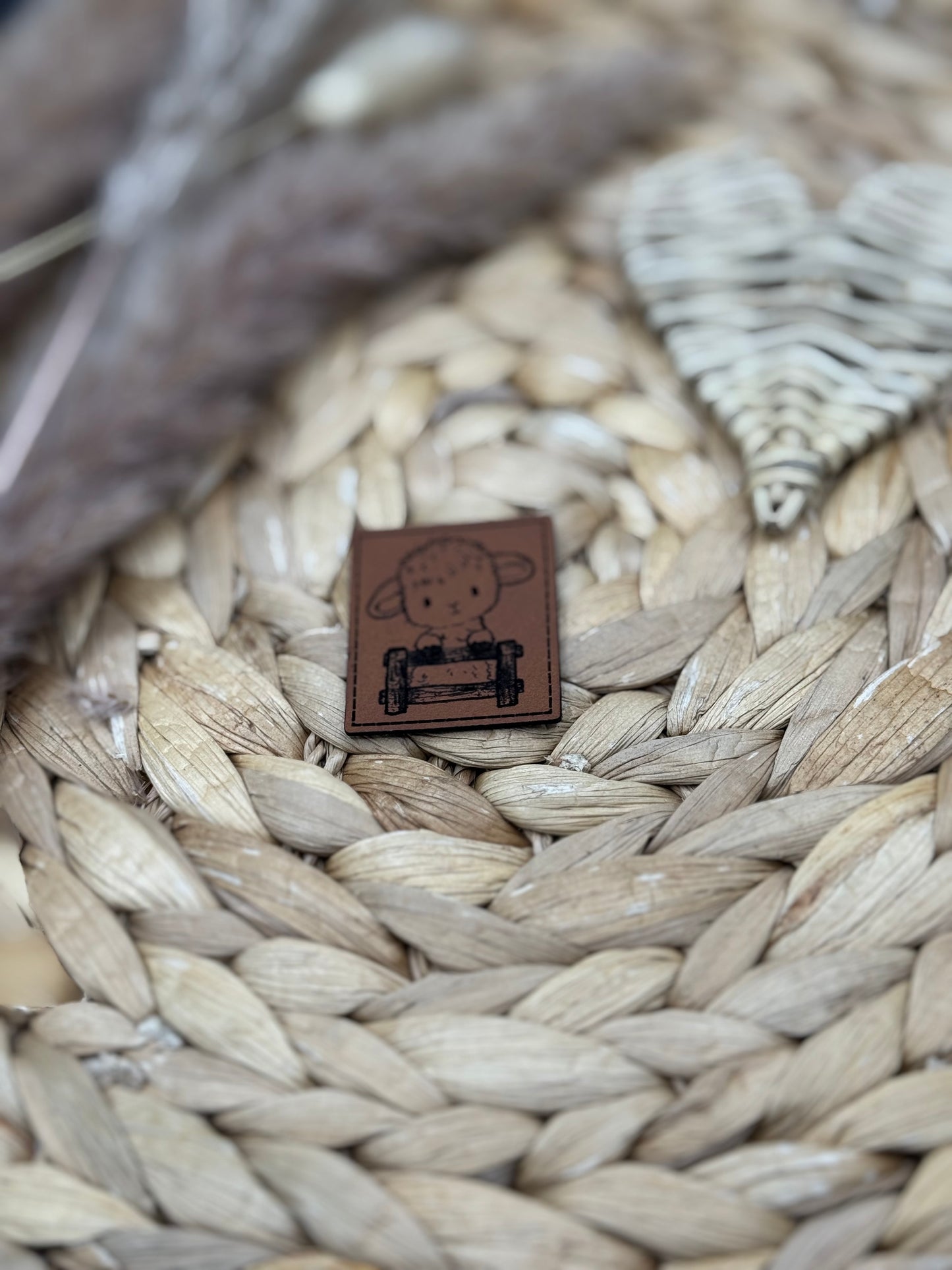 Kunstleder-Label Knuddelbauernhof