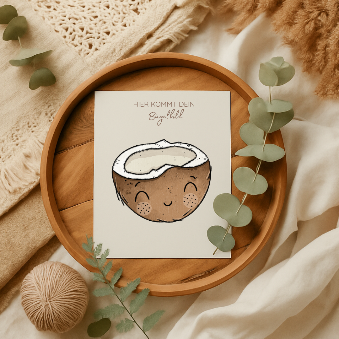 Bügelbild: Coconut Lover