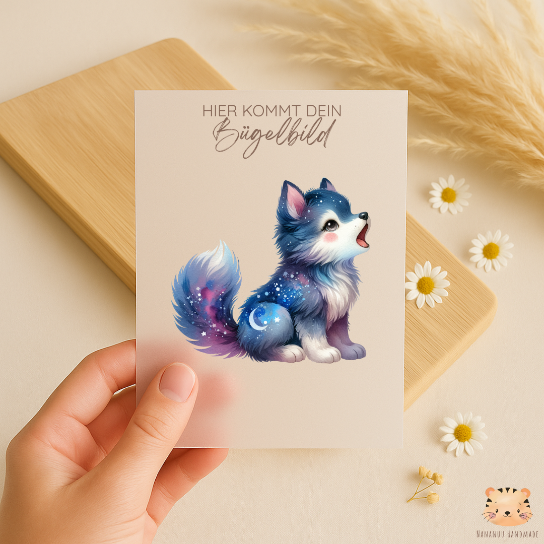 Bügelbild: Galactic Wolves