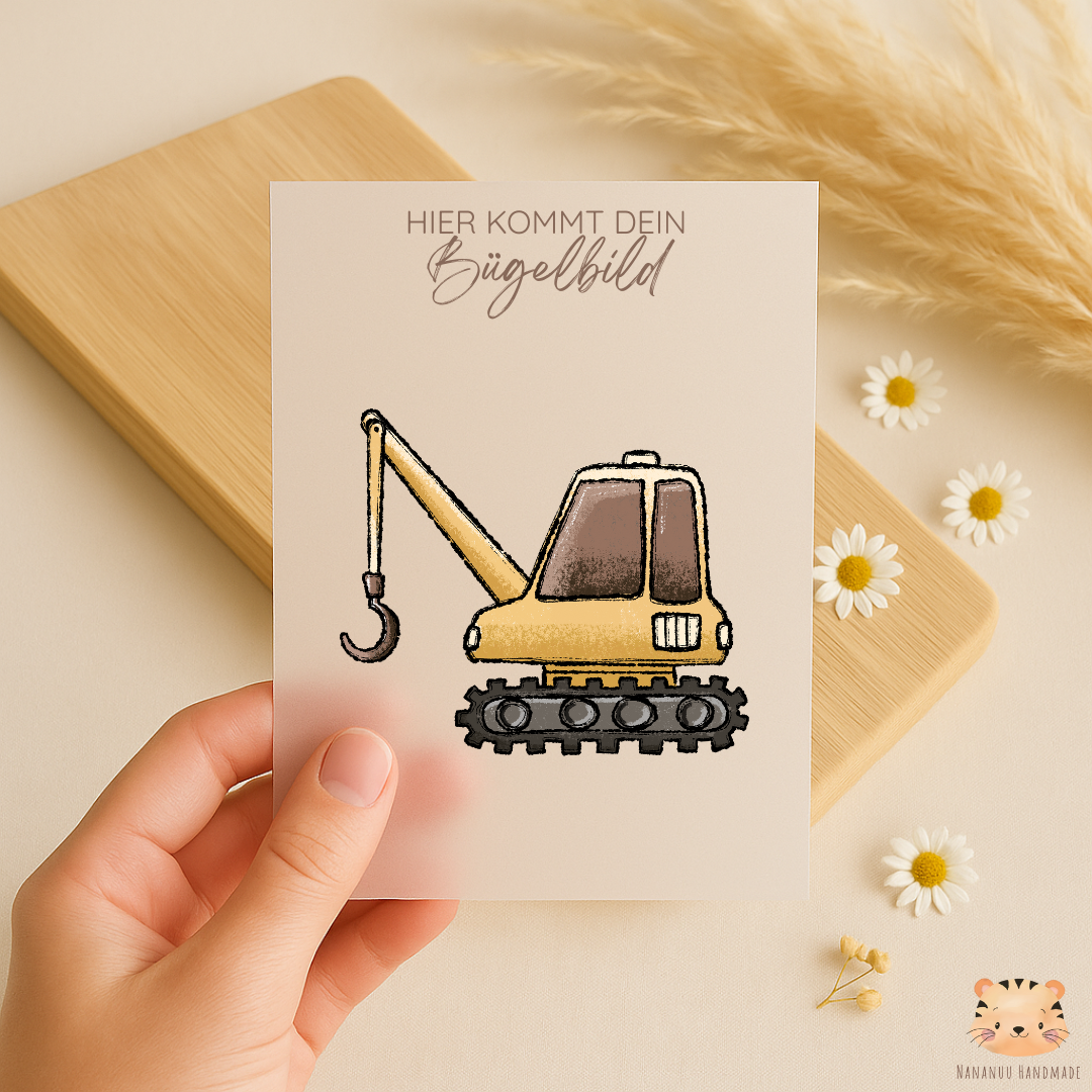 Bügelbild Baustellenleitung