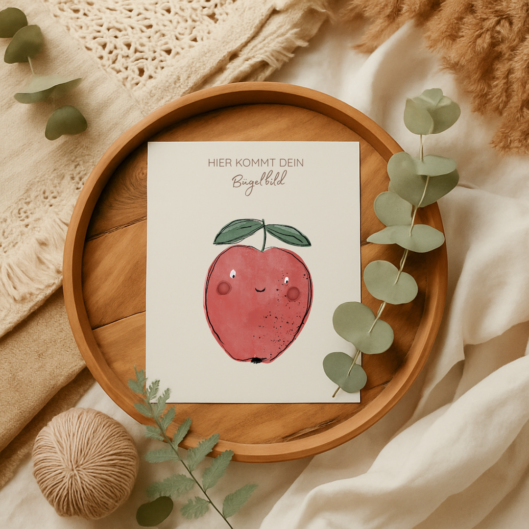 Bügelbild: Apfelyummy