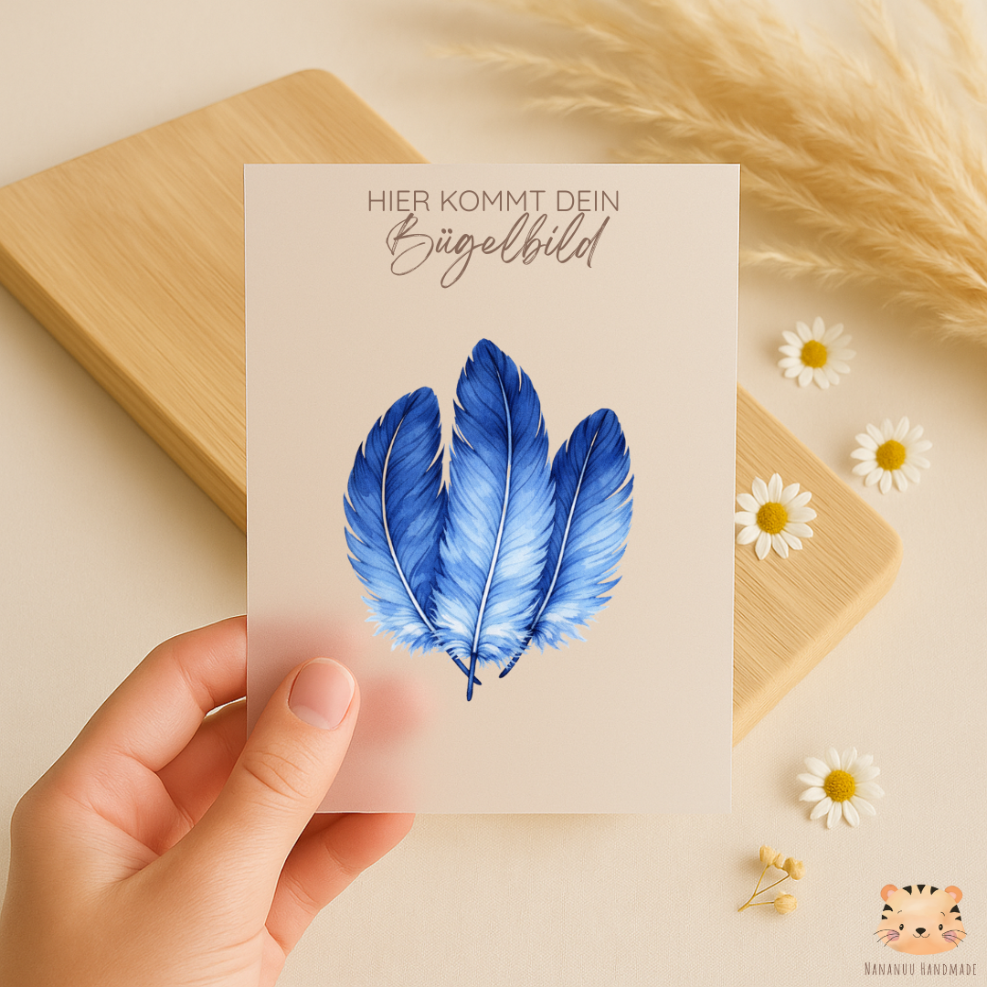 Vorbestellung: Bügelbild Kleiner Ara