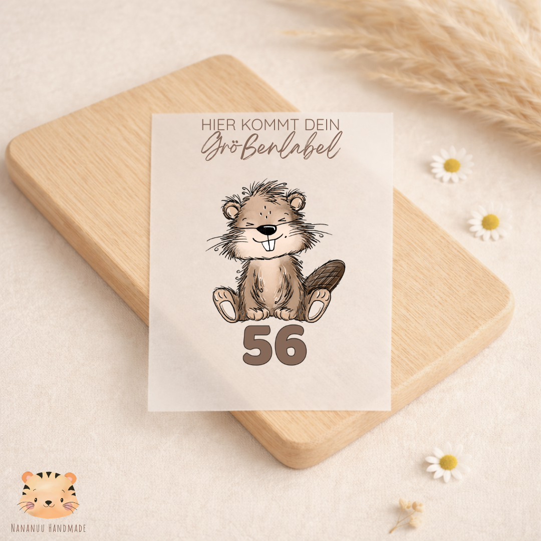 Größenlabel Biberlein