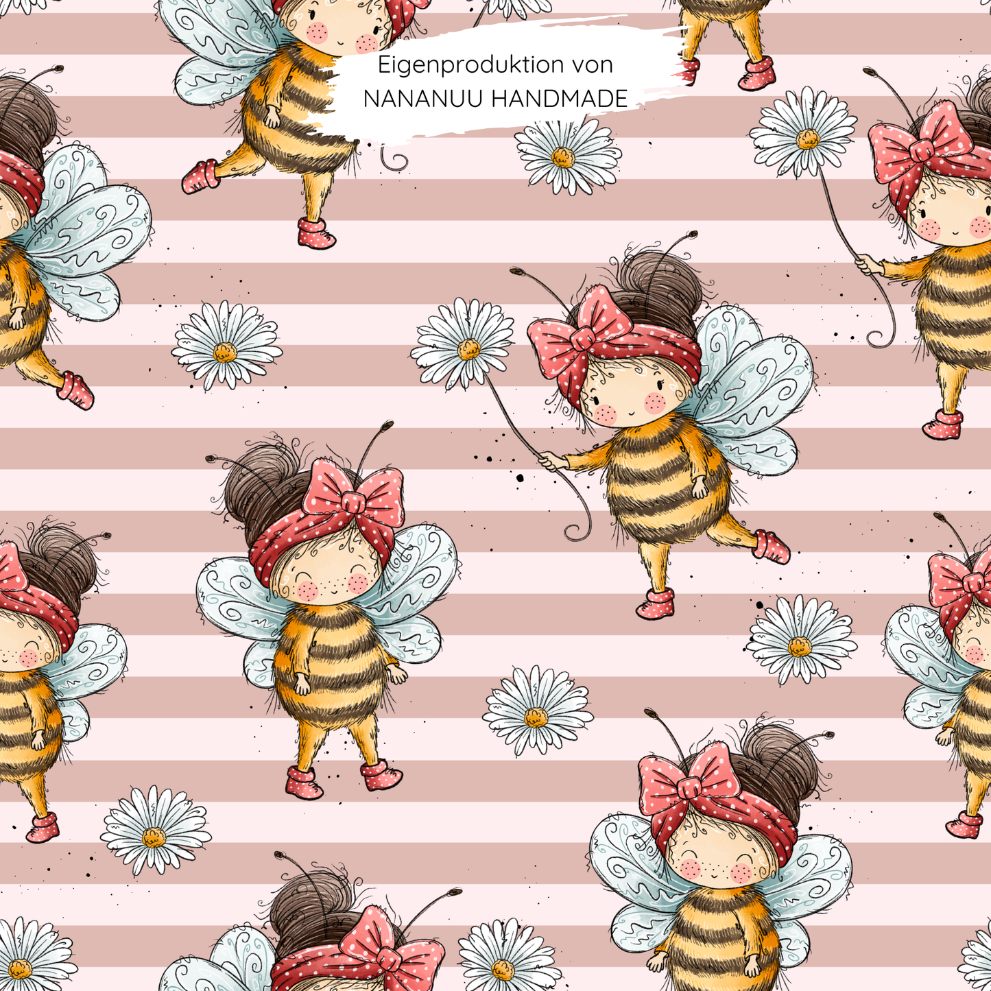Jersey Bienenmadel Streifen