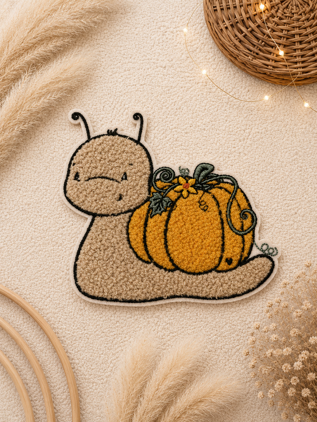Coming Soon: Chenille Patch Herbstschnecke