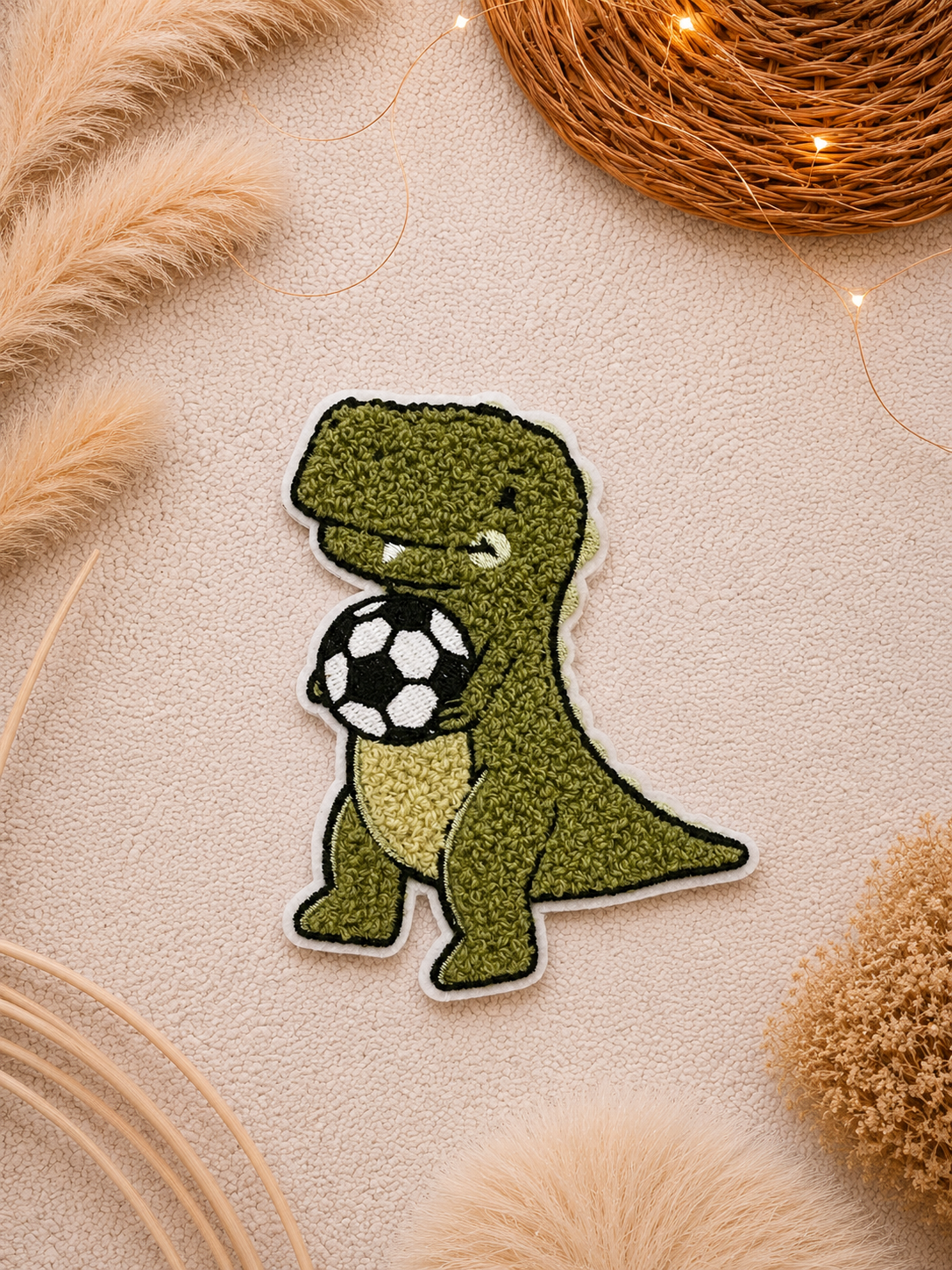 Coming Soon: Chenille Patch Fußball-Rex