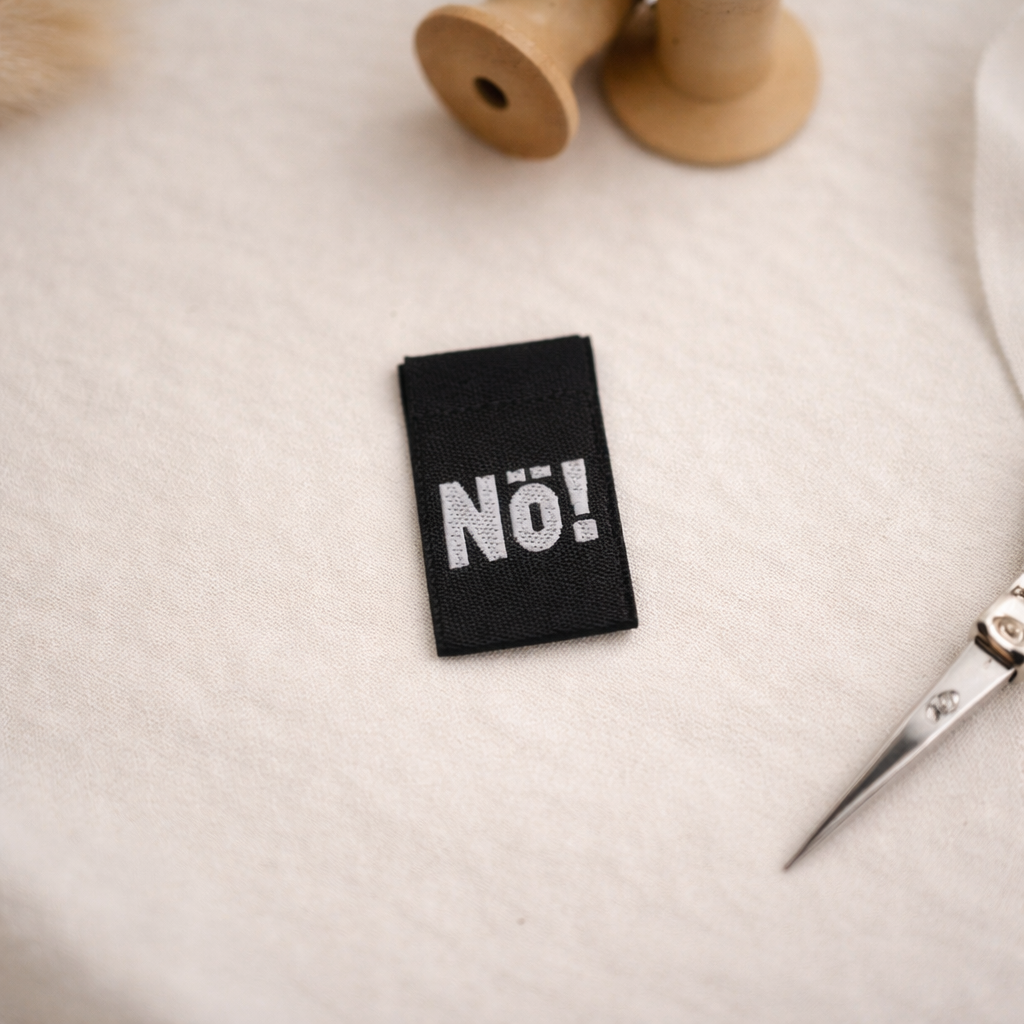 Weblabel NÖ black | 4 Stück