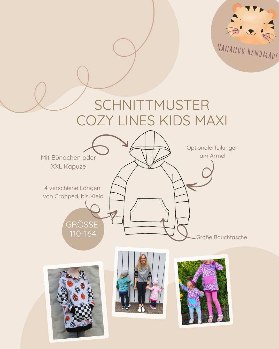 Cozy Lines Kids MAXI 110-164