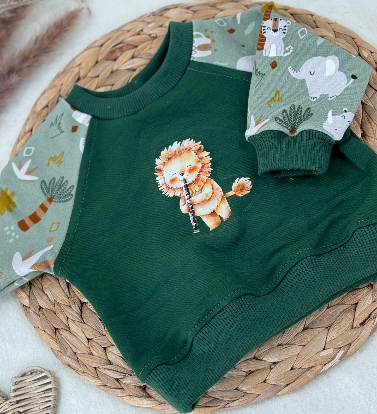 Raglan Pulli Süße Safari Größe 56
