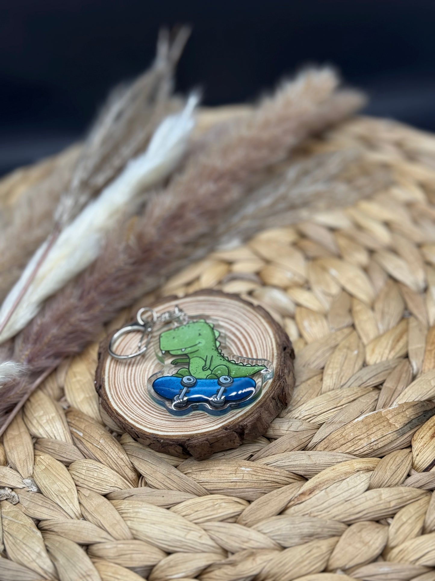 Schlüsselanhänger Skater Rex 5cm