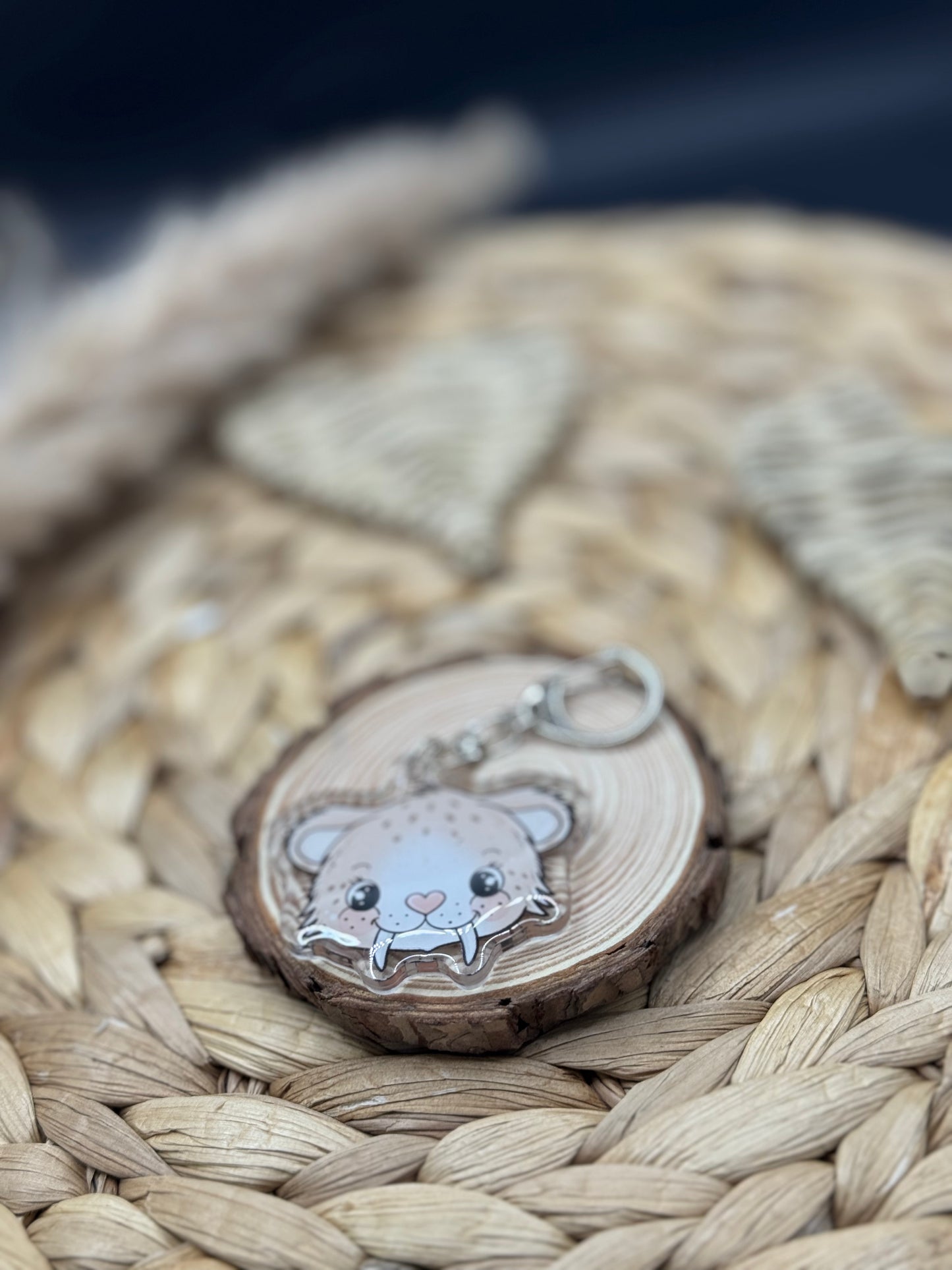 Schlüsselanhänger Säbelzahn 5cm