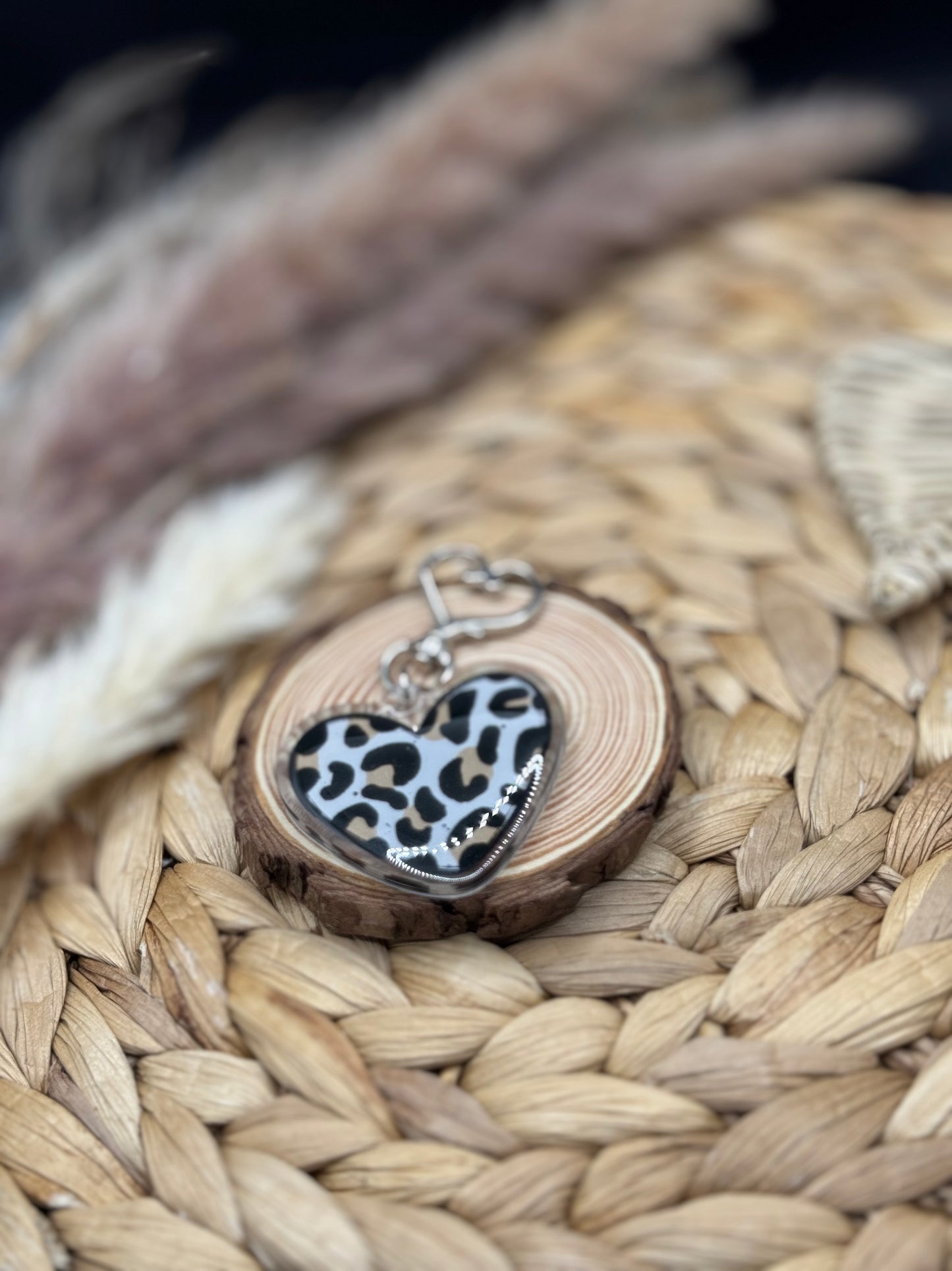 Schlüsselanhänger Leo Herz 5cm