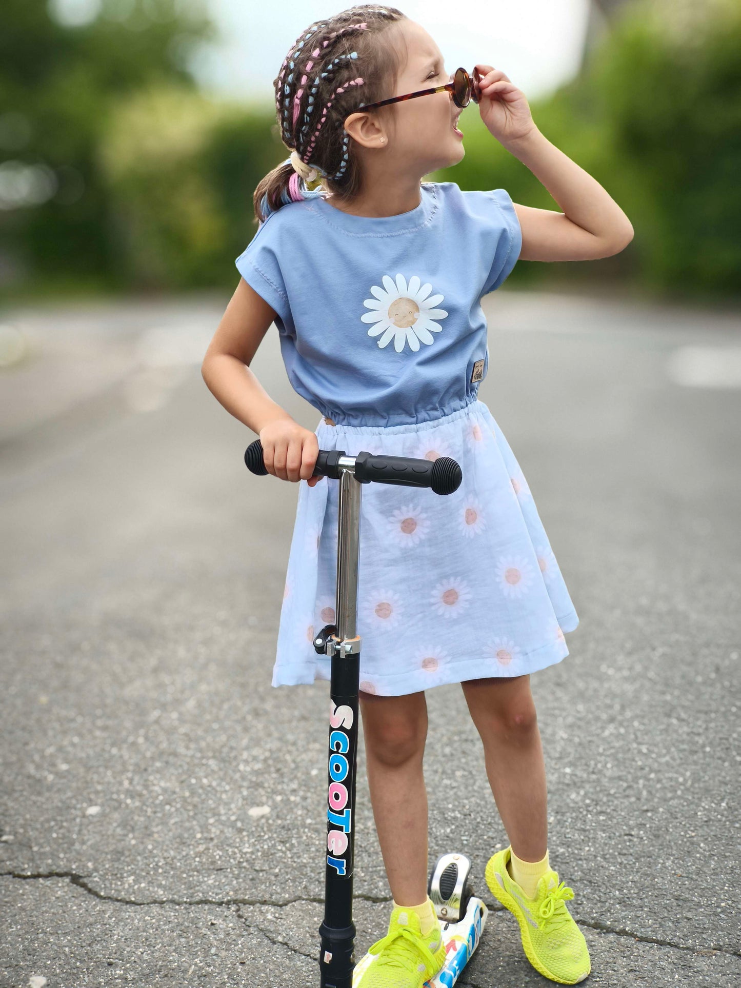 Bio Jersey Gänseblümchen