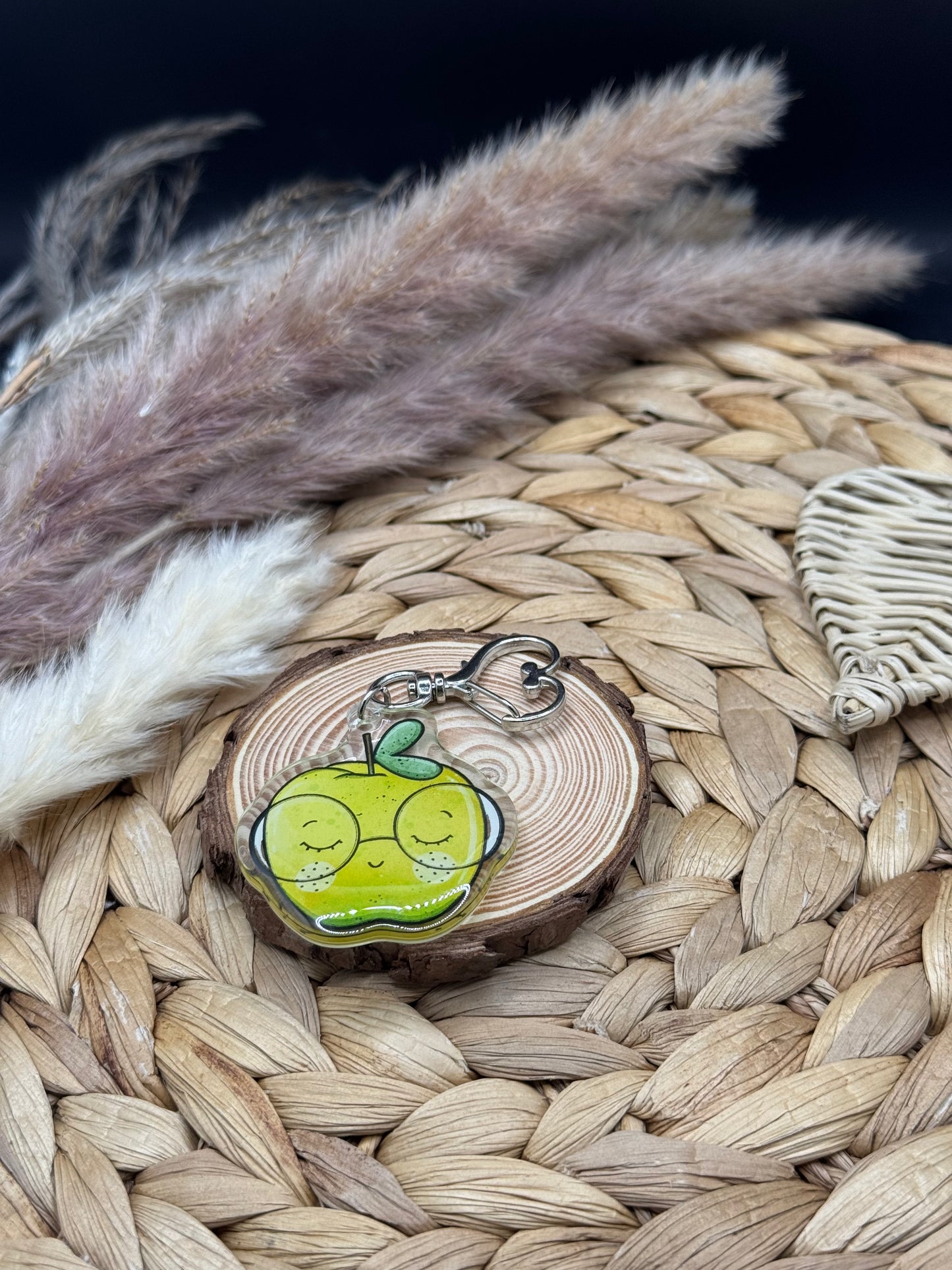 Schlüsselanhänger Apfel 5cm