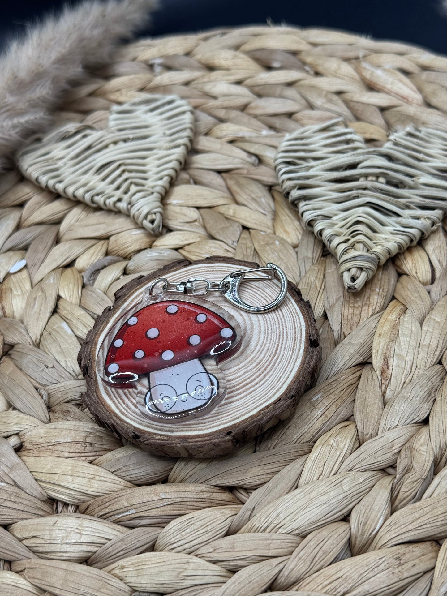 Schlüsselanhänger Pilzi 5cm