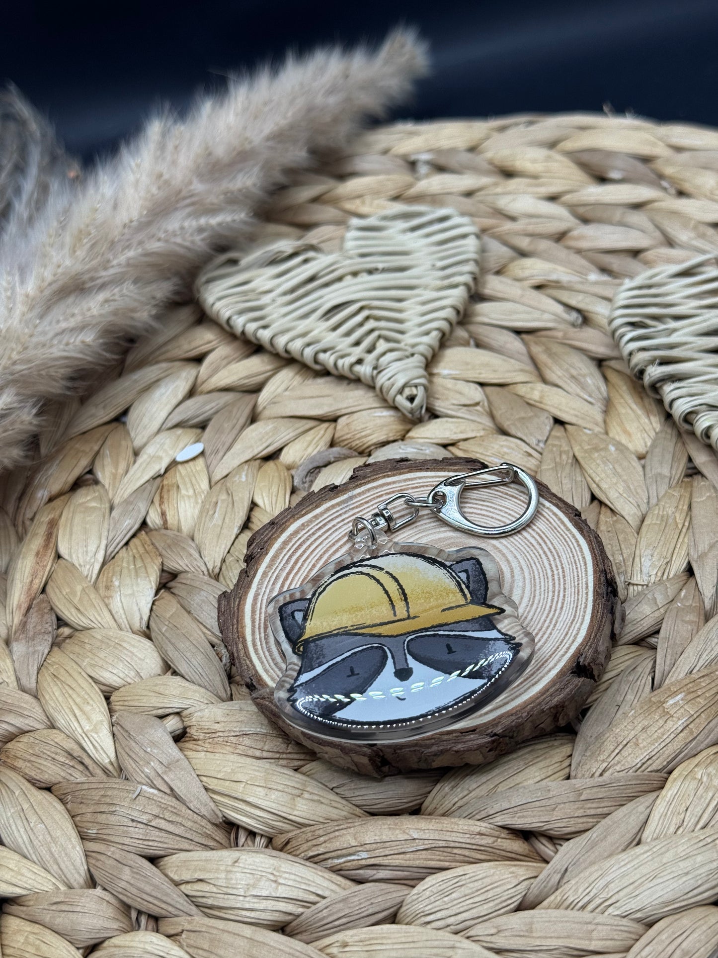 Schlüsselanhänger Baustellenleitung 5cm