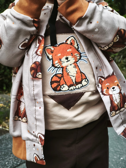 Chenille Patch Roter Panda
