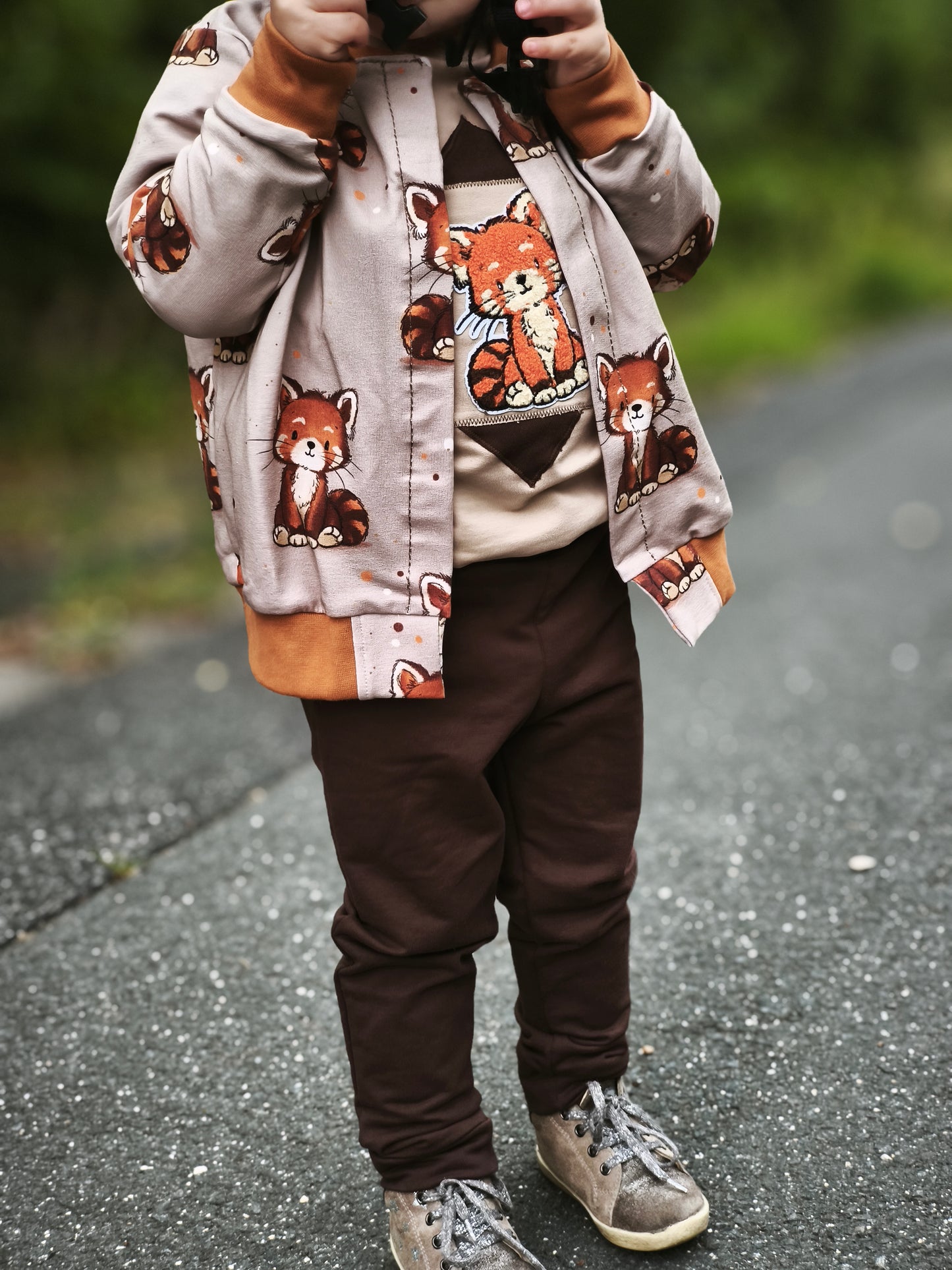 Chenille Patch Roter Panda