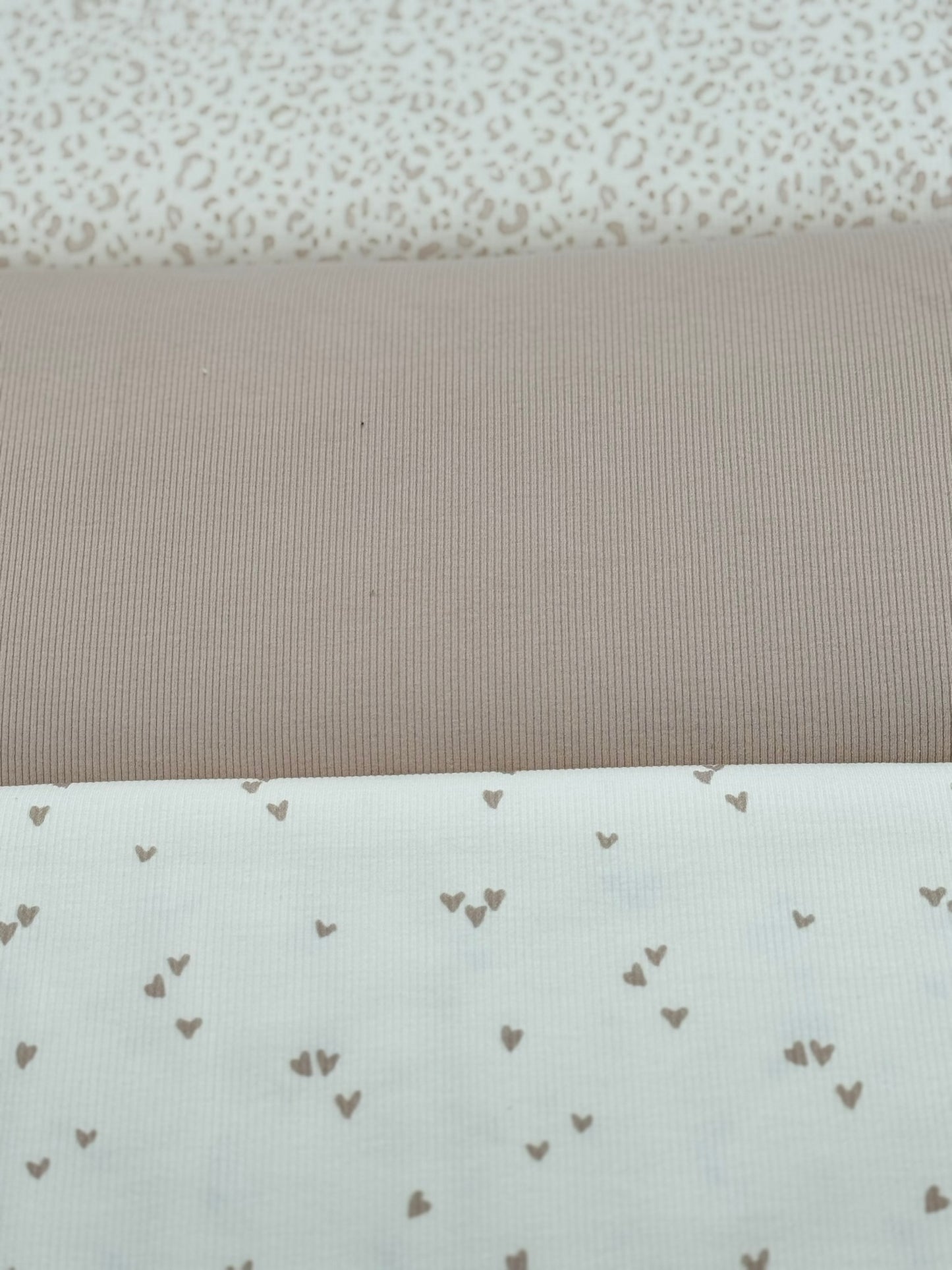 Rib-Jersey Leo hellbeige