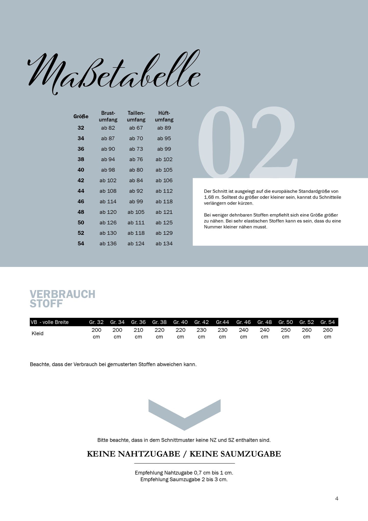 Kleid Vergissmeinnicht Damen 32-54