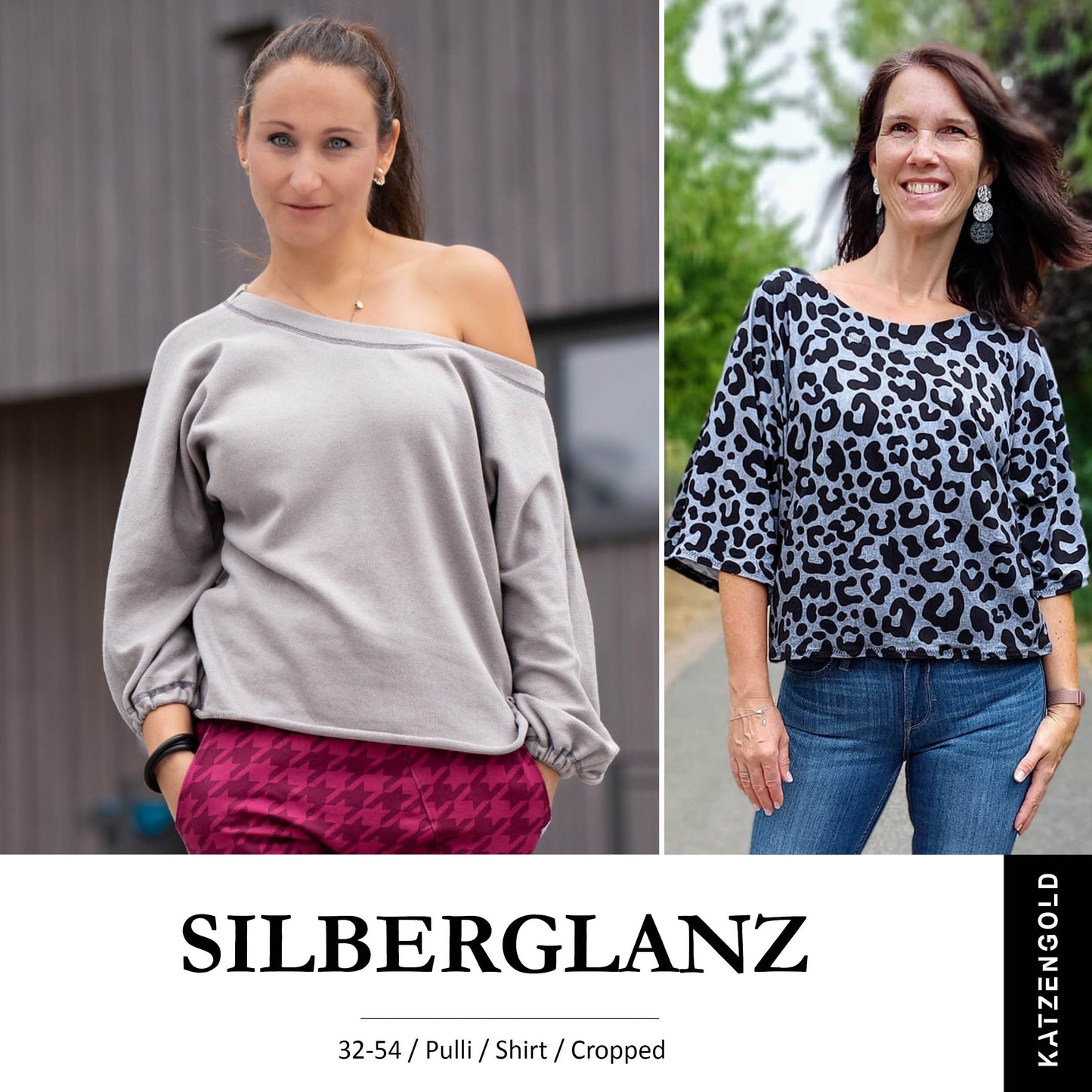 Pullover Silberglanz Damen 32-54