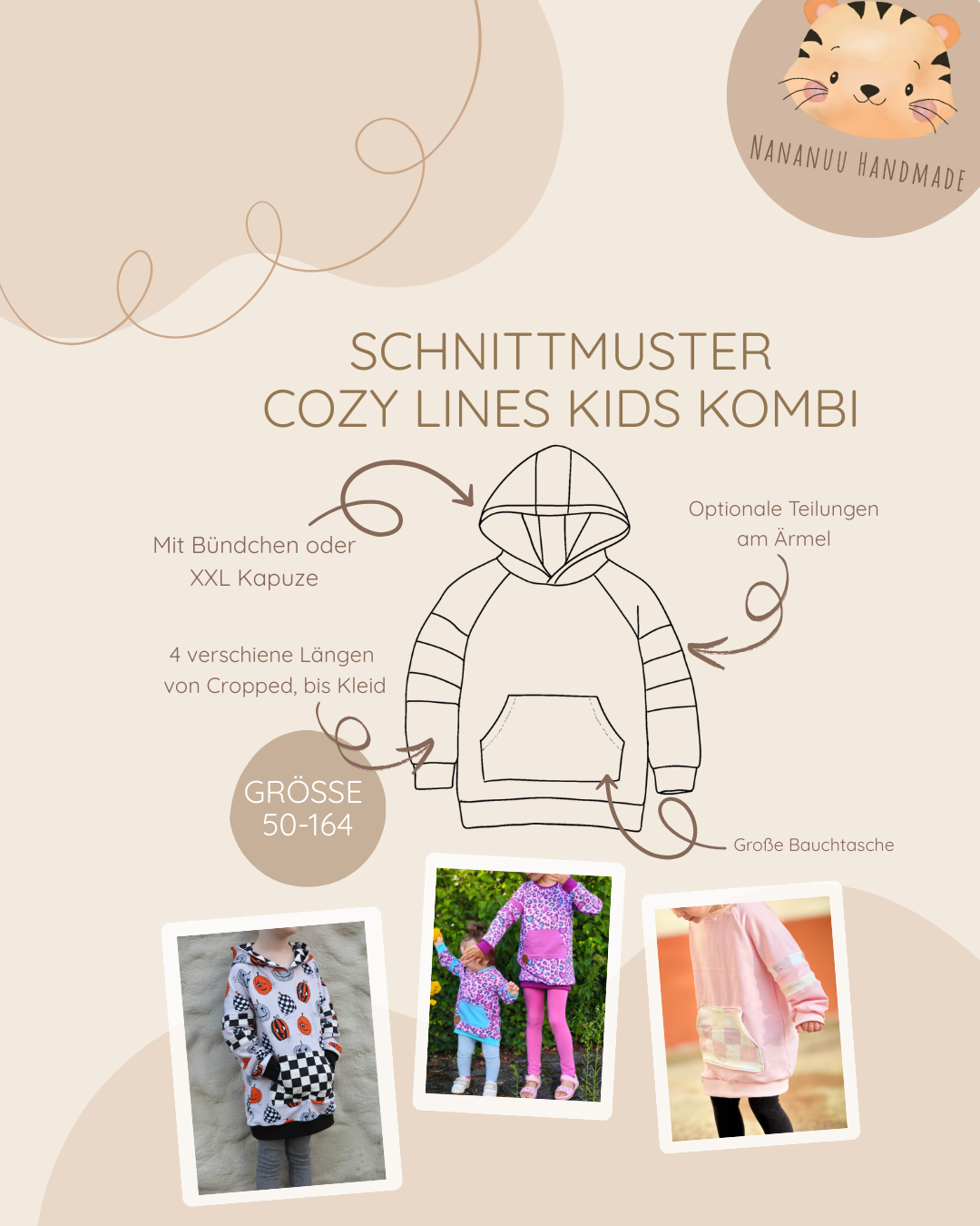 Cozy Lines Kids KOMBI 50-164