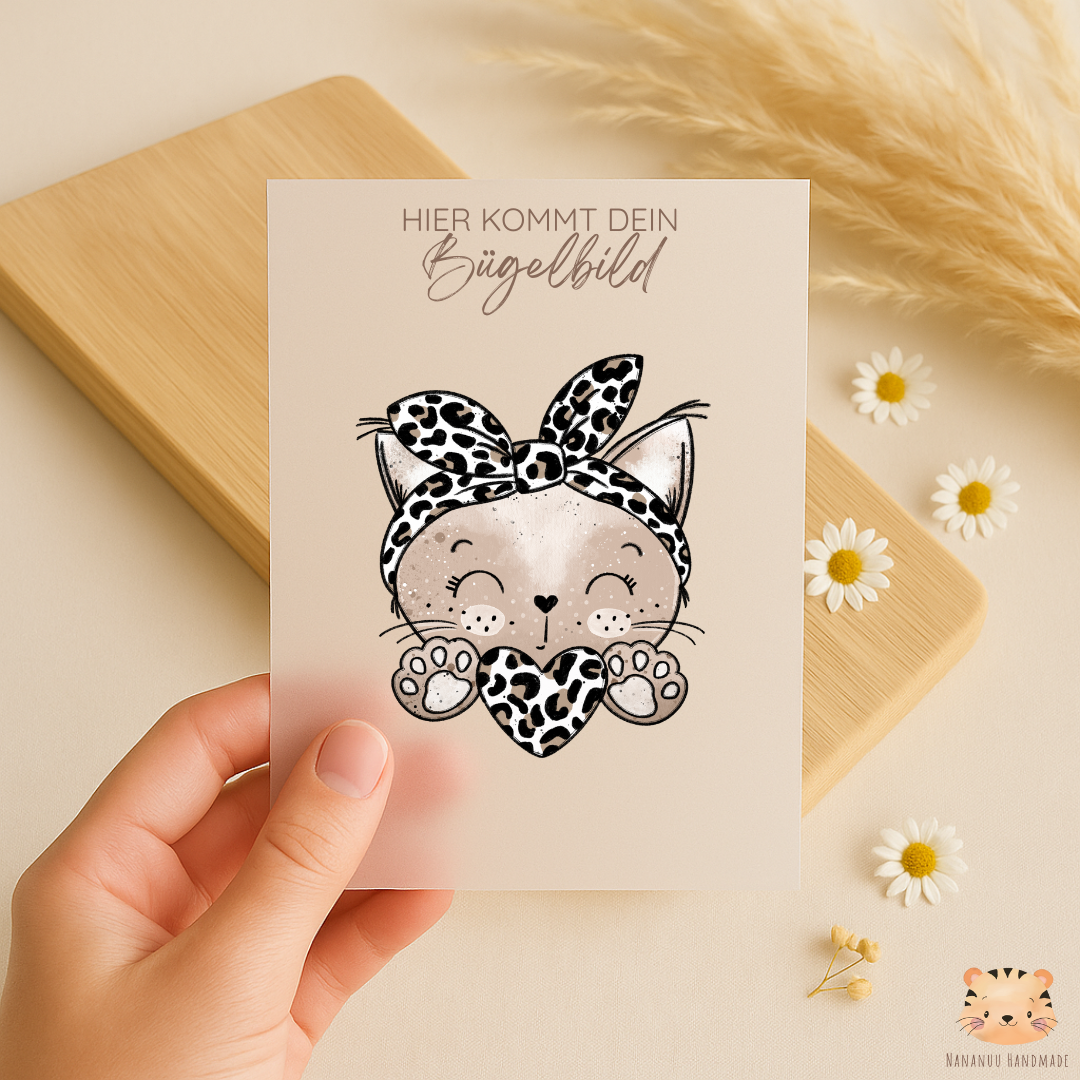 Bügelbild Kitty Love