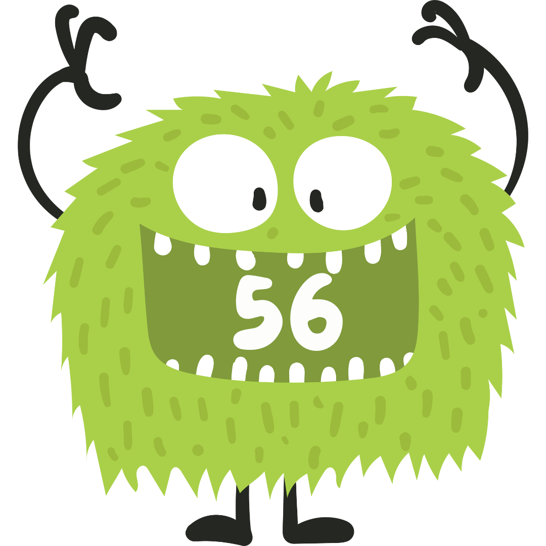 Größenlabel Kleines Monster