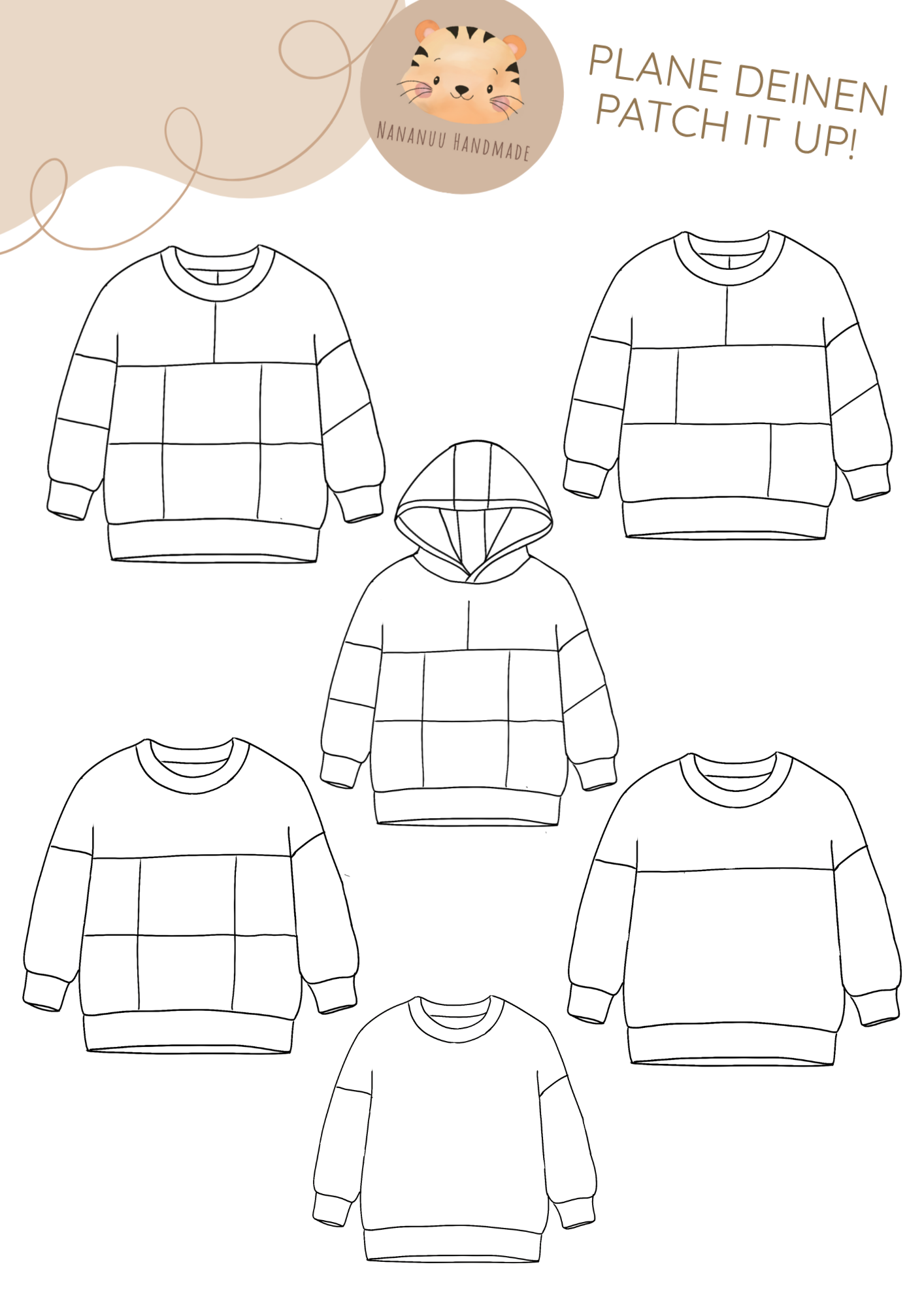 Malvorlage: Plane deinen Patch it Up!