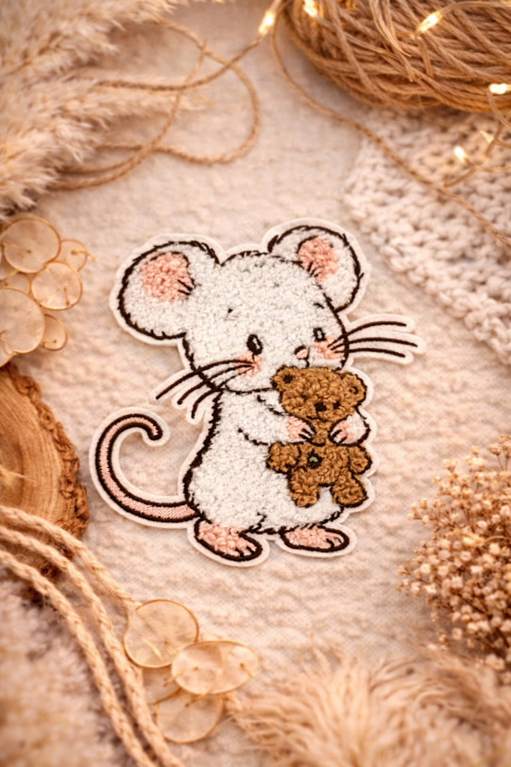 Chenille Patch Maus Vorschule