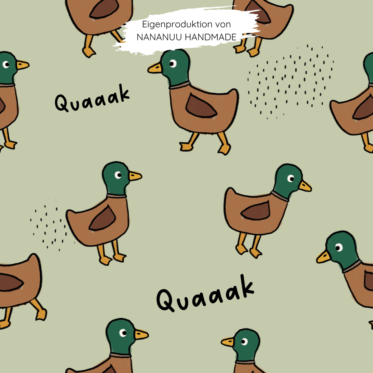 Vorbestellung: French Terry Quaaak