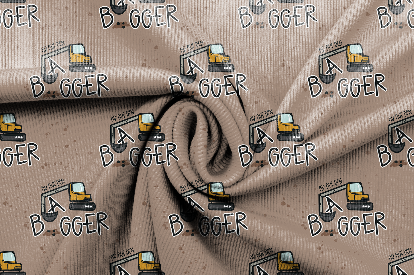Rib Jersey Ab auf den Bagger