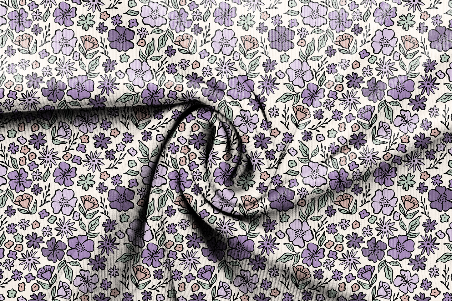 Rib Jersey Blumentag