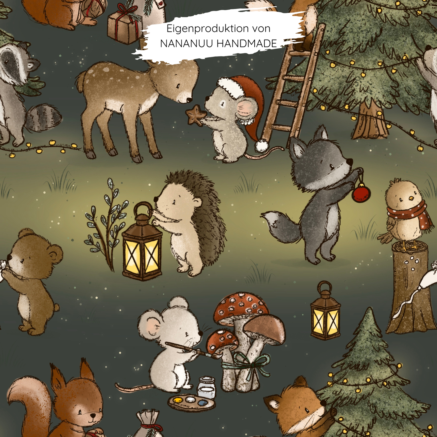 Vorbestellung: French Terry Winterwald