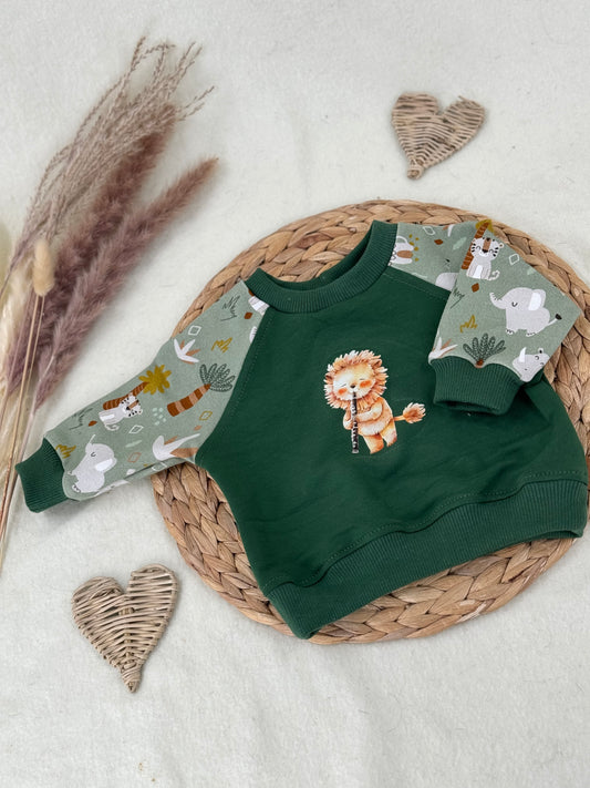 Raglan Pulli Süße Safari Größe 56