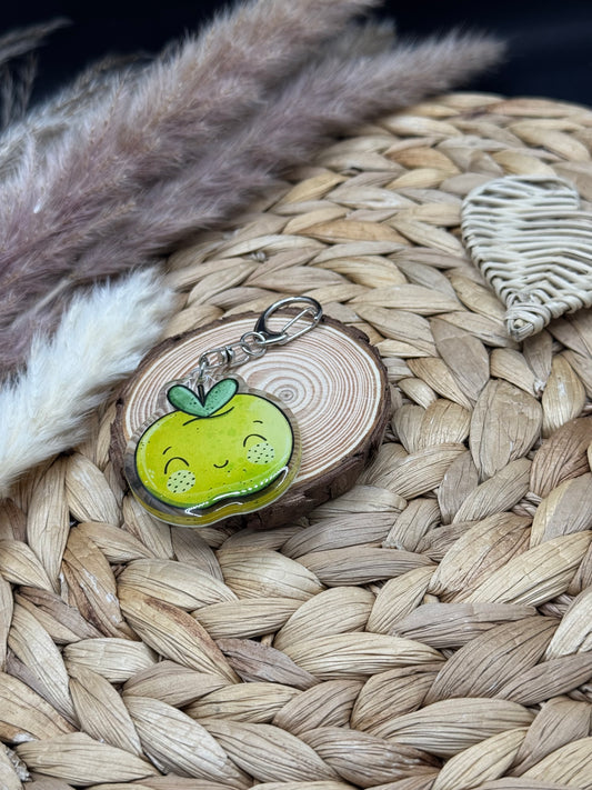 Schlüsselanhänger Apfel 5cm